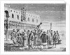 Illustration of Galileo Demonstrating Telescope by Anonymous