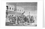 Illustration of Galileo Demonstrating Telescope by Anonymous
