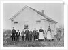 School Teachers Standing with Students by Anonymous