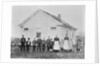 School Teachers Standing with Students by Anonymous