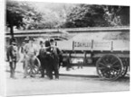 Gottlieb Daimler Posing with Others at Truck by Anonymous