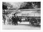 Gottlieb Daimler Posing with Others at Truck by Anonymous