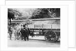 Gottlieb Daimler Posing with Others at Truck by Anonymous