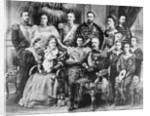 King Oscar II with Swedish Royal Family by Anonymous