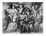 King Oscar II with Swedish Royal Family by Anonymous