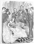 Men Daunting Woman with Gifts by Anonymous