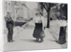 Adults with jumping rope in street, New York City, New York State, USA by Anonymous