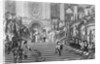 Grande Conde Approaching Louis XIV by Anonymous
