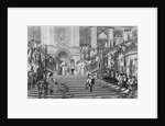 Grande Conde Approaching Louis XIV by Anonymous