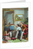 Lithograph of a Father Instructing His Children in Geography by Anonymous