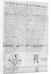 Bull of Pope Leo IX by Anonymous