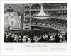 Interior of the Theatre Italien (Ovation of an Actor) by Eugene Lami