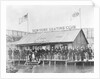 Skating Members in Front of Clubhouse by Anonymous