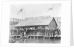 Skating Members in Front of Clubhouse by Anonymous