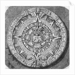 Great Aztec Calendar Stone by Anonymous