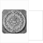 Great Aztec Calendar Stone by Anonymous