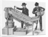 Two Men Using a Potato Sorting Machine by Anonymous