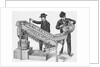 Two Men Using a Potato Sorting Machine by Anonymous