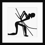 Profile Cave Drawing of an Archer by Anonymous