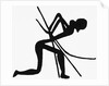 Profile Cave Drawing of an Archer by Anonymous
