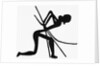 Profile Cave Drawing of an Archer by Anonymous