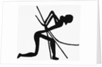 Profile Cave Drawing of an Archer by Anonymous