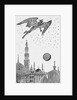 Illustration of the Devil Hovering over City of Constantinople by Anonymous