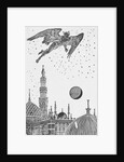 Illustration of the Devil Hovering over City of Constantinople by Anonymous