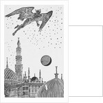 Illustration of the Devil Hovering over City of Constantinople by Anonymous