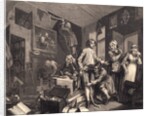 The Young Heir Taking Possession from the Series A Rake's Progress by William Hogarth