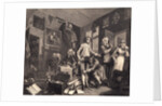 The Young Heir Taking Possession from the Series A Rake's Progress by William Hogarth