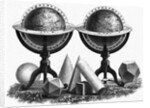 Earth Globe Designs with Various Shapes at the Base by Anonymous