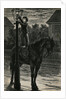 Worker Lighting Lamppost by Anonymous