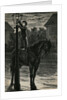 Worker Lighting Lamppost by Anonymous