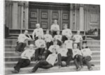 Football Team Relaxing by Anonymous