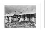 Women Sawing Logs in Dawson by Anonymous