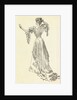 Illustration of Woman Wearing Gown with Corset by Anonymous