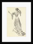 Illustration of Woman Wearing Gown with Corset by Anonymous