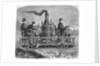 Men Operating Steam Hand Car by Anonymous