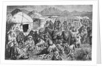 Tartar Community Gathering with Animals by Anonymous