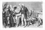 Man Shaking Hands with Frederick Douglass by Anonymous