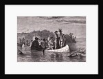 Marquette and Jolliet on Mississippi River by Anonymous