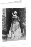 Rear View of Victorian Woman by Anonymous