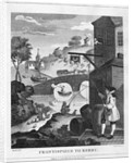 Hogarth Print on Perspective by Anonymous