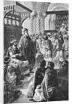 Illustration of the Coronation of Hugh Capet by Anonymous