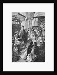 Illustration of the Coronation of Hugh Capet by Anonymous