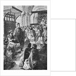 Illustration of the Coronation of Hugh Capet by Anonymous