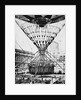 View of Passengers in Gondola of Large Air Balloon by Anonymous