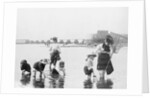 Children Crabbing on the Seashore by Anonymous