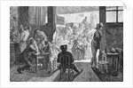 Women Singing to Men at a Bar by Anonymous
